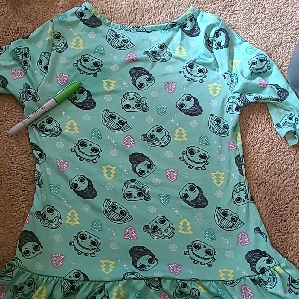 LOL Surprise OMG Girls Medium colorful stretchy festive dress